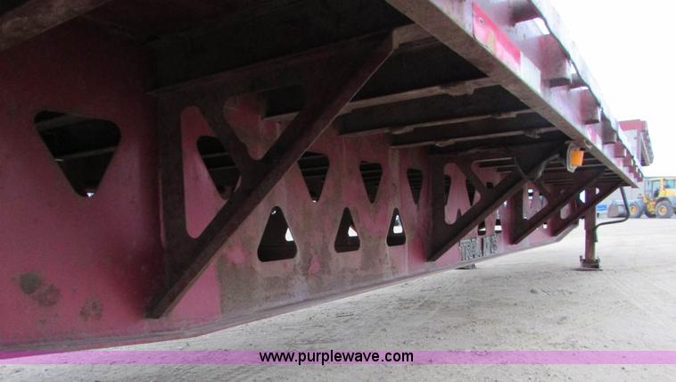 image for item J1690 1993 Trail King drop deck trailer