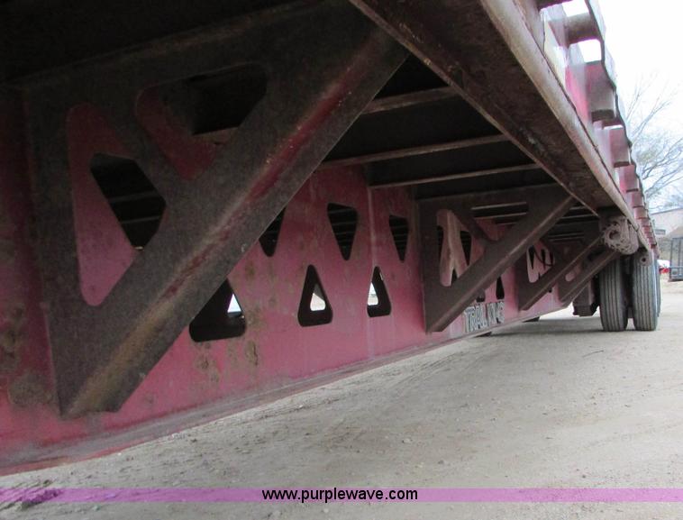 image for item J1690 1993 Trail King drop deck trailer