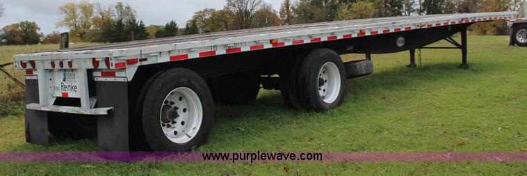 image for item J4251 1995 Reinke flatbed trailer