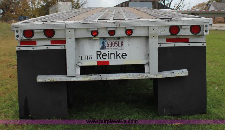 image for item J4251 1995 Reinke flatbed trailer