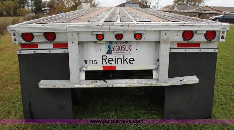 image for item J4251 1995 Reinke flatbed trailer