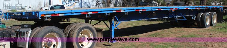 image for item J4266 1988 Fontain FTW-3-8048SLWSP flatbed trailer