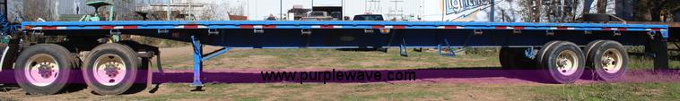 image for item J4266 1988 Fontain FTW-3-8048SLWSP flatbed trailer