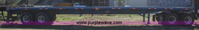 image for item J4266 1988 Fontain FTW-3-8048SLWSP flatbed trailer