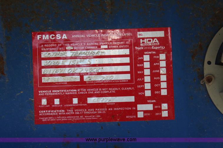 image for item J4266 1988 Fontain FTW-3-8048SLWSP flatbed trailer