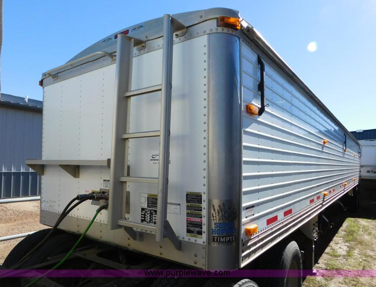 image for item J6840 2009 Timpte Super Hopper double hopper grain trailer