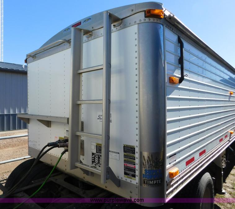 image for item J6840 2009 Timpte Super Hopper double hopper grain trailer