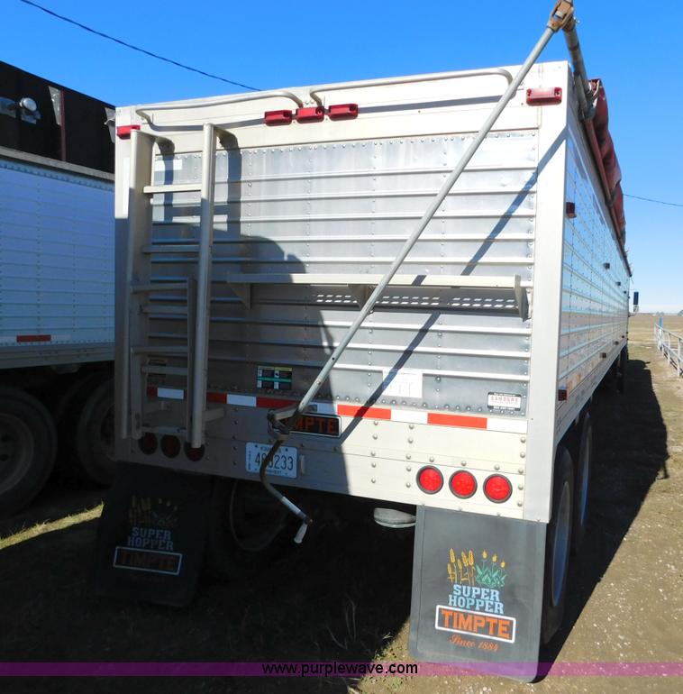 image for item J6840 2009 Timpte Super Hopper double hopper grain trailer