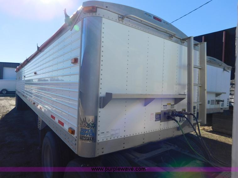 image for item J6840 2009 Timpte Super Hopper double hopper grain trailer