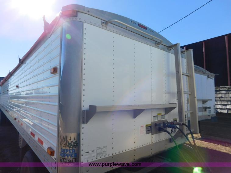 image for item J6840 2009 Timpte Super Hopper double hopper grain trailer