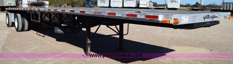 image for item K4919 2003 Transcraft Eagle II flatbed trailer