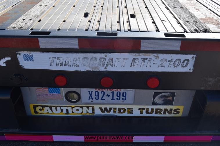 image for item K4920 2003 Transcraft DTL-2100 drop deck trailer