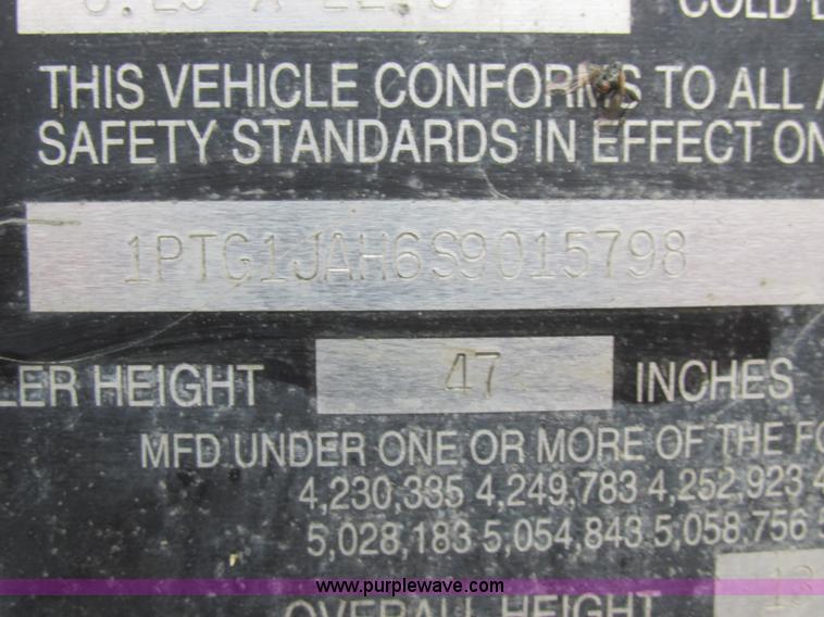 image for item L4127 1995 Trailmobile G1JA-1UAL dry van trailer