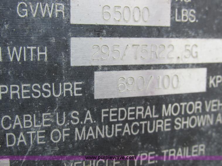 image for item L4127 1995 Trailmobile G1JA-1UAL dry van trailer