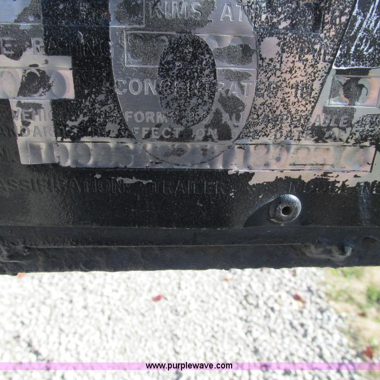 image for item L5325 1996 Doonan drop deck trailer