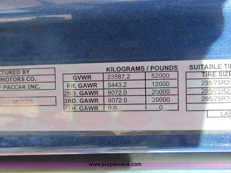 image for item N9323 2006 Peterbilt 387 semi truck