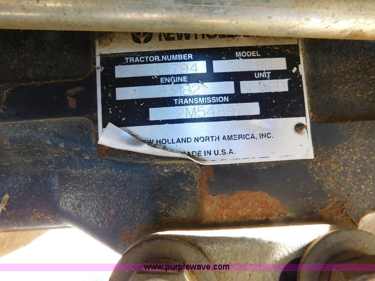 image for item AW9376 2011 New Holland TC29D MFWD tractor