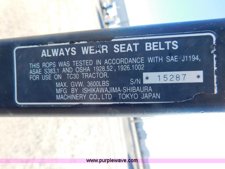 image for item AW9377 2011 New Holland TC30 MFWD tractor