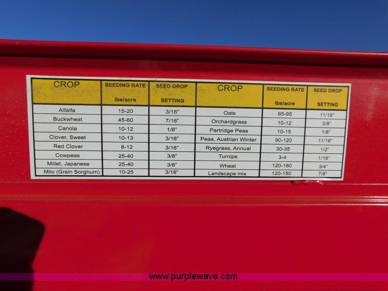 image for item AW9395 Kasco K05-1682 variable slice grass drill