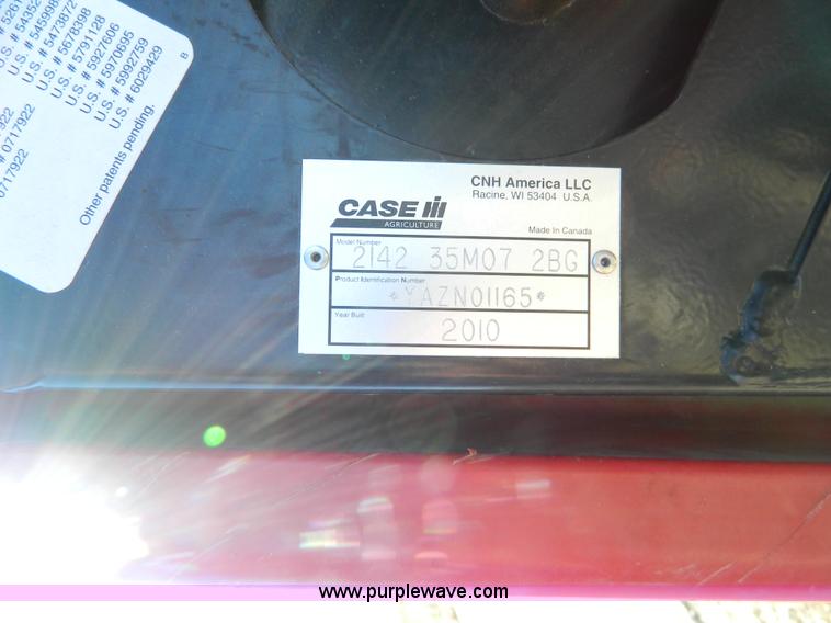 image for item BT9962 2010 Case IH 2142 rigid head