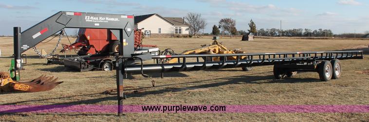 image for item H8026 2013 Ez-Haul G40 Hay Handler gooseneck hay trailer