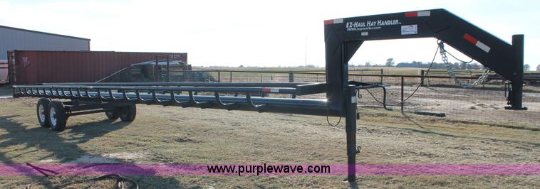 image for item H8026 2013 Ez-Haul G40 Hay Handler gooseneck hay trailer