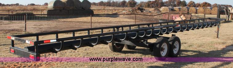 image for item H8026 2013 Ez-Haul G40 Hay Handler gooseneck hay trailer