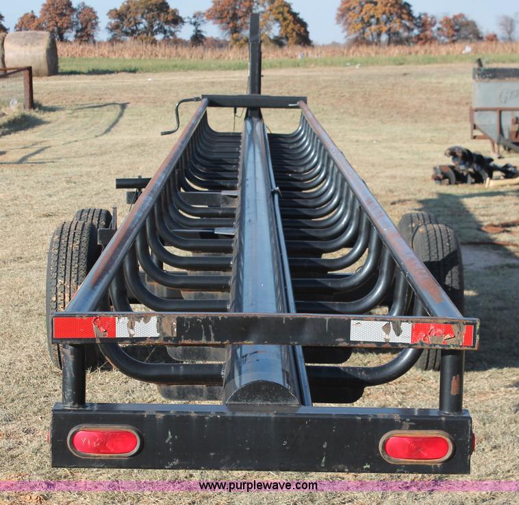 image for item H8026 2013 Ez-Haul G40 Hay Handler gooseneck hay trailer