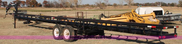 image for item H8026 2013 Ez-Haul G40 Hay Handler gooseneck hay trailer