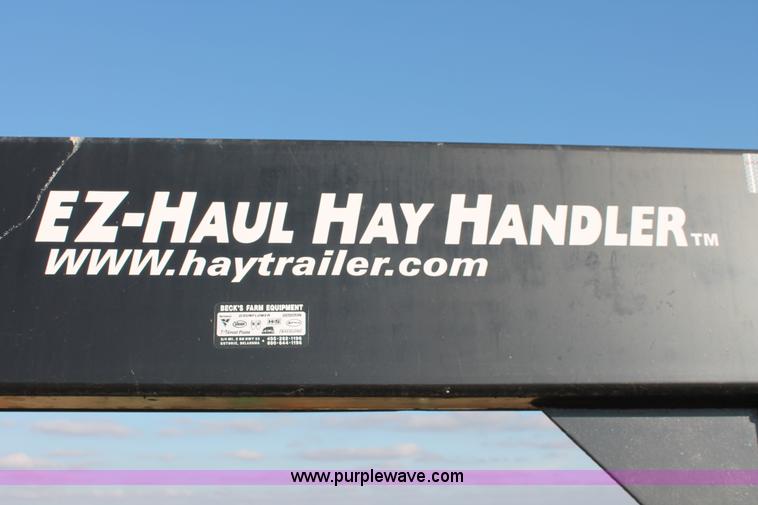 image for item H8026 2013 Ez-Haul G40 Hay Handler gooseneck hay trailer