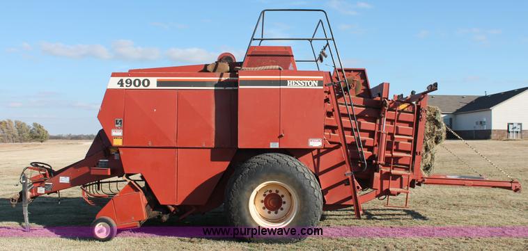 image for item H8030 1992 Hesston 4900 large square baler