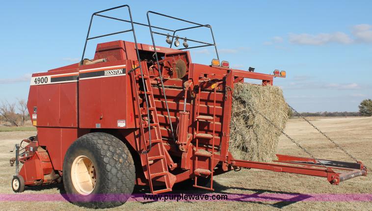 image for item H8030 1992 Hesston 4900 large square baler