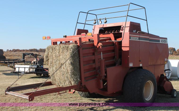 image for item H8030 1992 Hesston 4900 large square baler