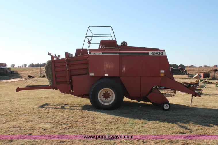 image for item H8030 1992 Hesston 4900 large square baler