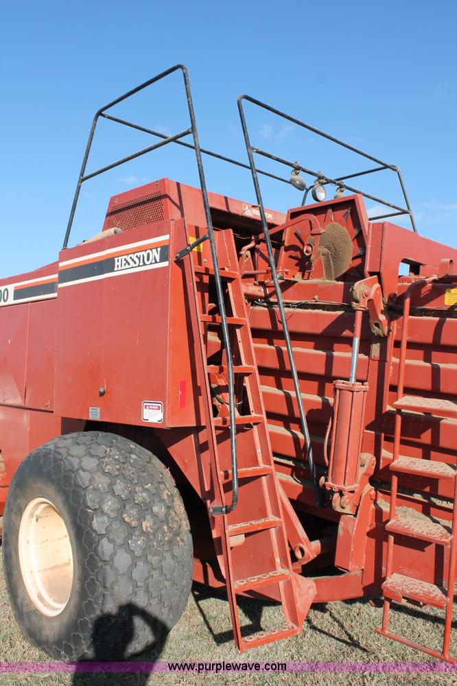 image for item H8030 1992 Hesston 4900 large square baler