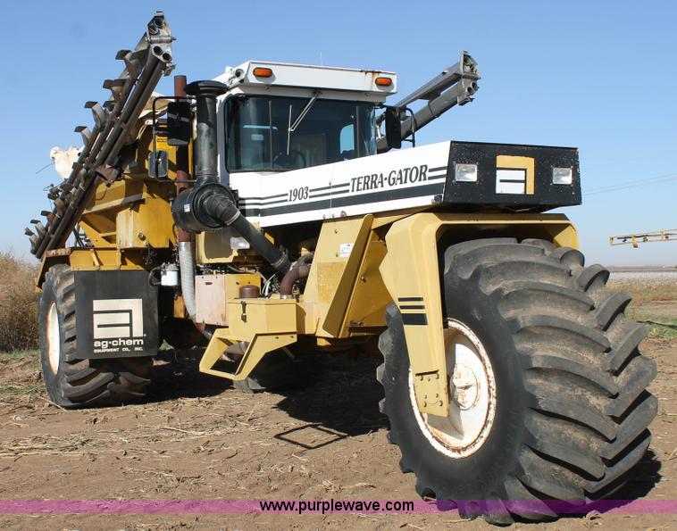 image for item J1383 1992 Ag-Chem TerraGator 1903 Air Max V dry fertilizer applicator