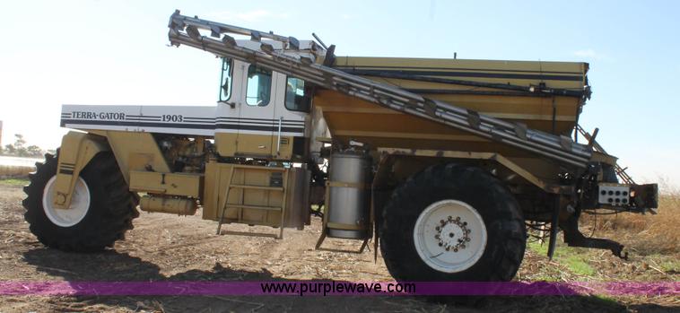 image for item J1383 1992 Ag-Chem TerraGator 1903 Air Max V dry fertilizer applicator