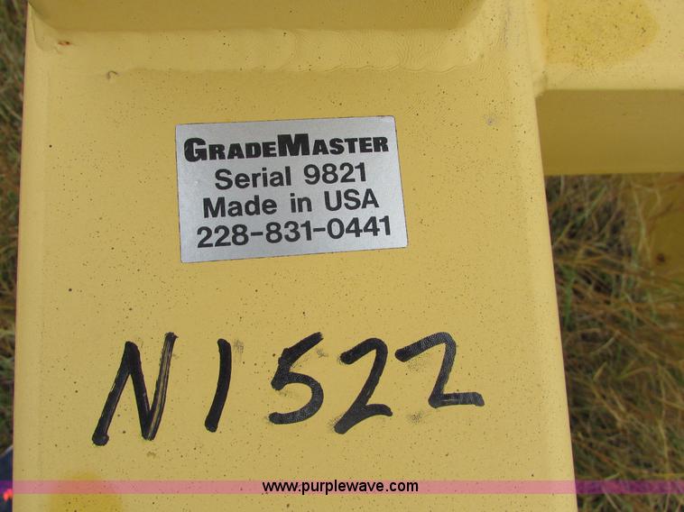 image for item J1696 Grademaster land leveler