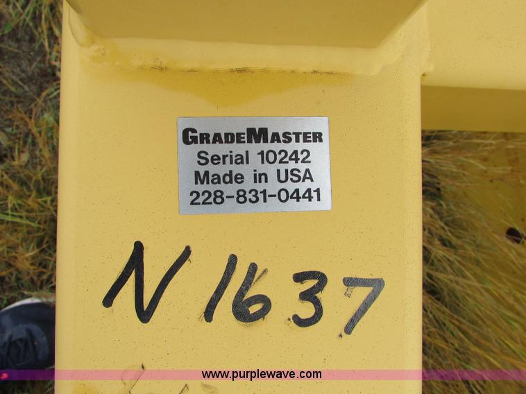 image for item J1697 Grademaster land leveler