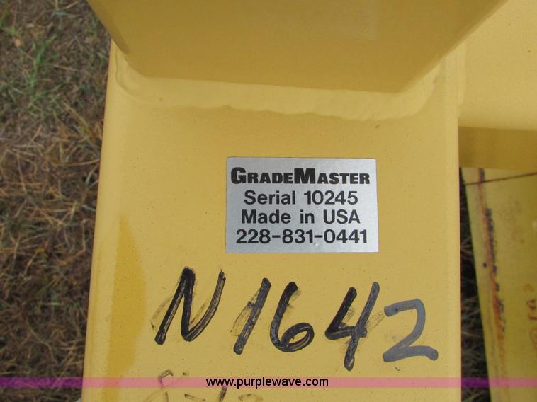 image for item J1698 Grademaster land leveler