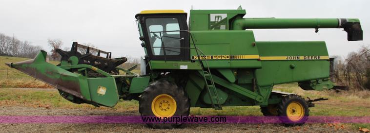 image for item L2365 1982 John Deere 6620 Side Hill combine