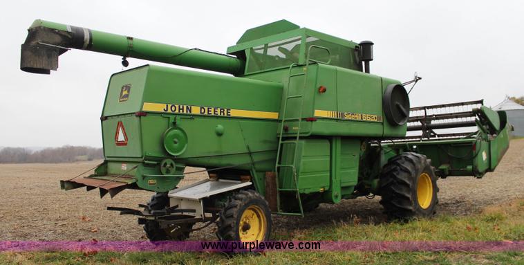 image for item L2365 1982 John Deere 6620 Side Hill combine