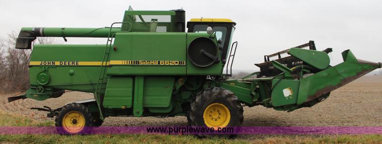 image for item L2365 1982 John Deere 6620 Side Hill combine