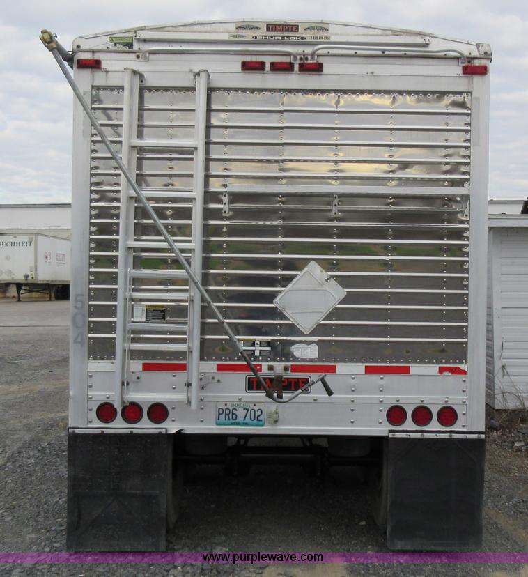 image for item L4535 2005 Timpte double hopper grain trailer