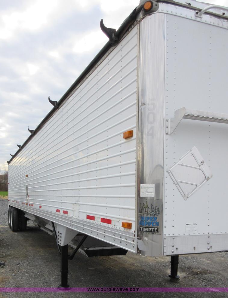 image for item L4535 2005 Timpte double hopper grain trailer