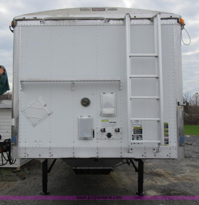 image for item L4535 2005 Timpte double hopper grain trailer