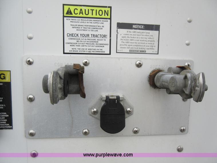 image for item L4535 2005 Timpte double hopper grain trailer