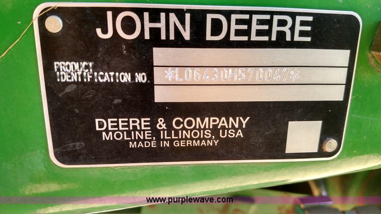 image for item L6032 2008 John Deere 6430 Premium MFWD tractor