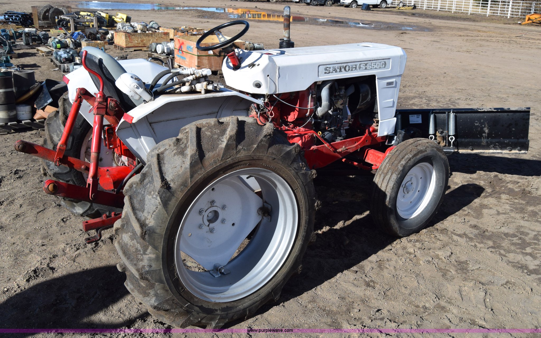 Satoh S650G tractor in Kinsley, KS Item BK9859 sold Purple Wave
