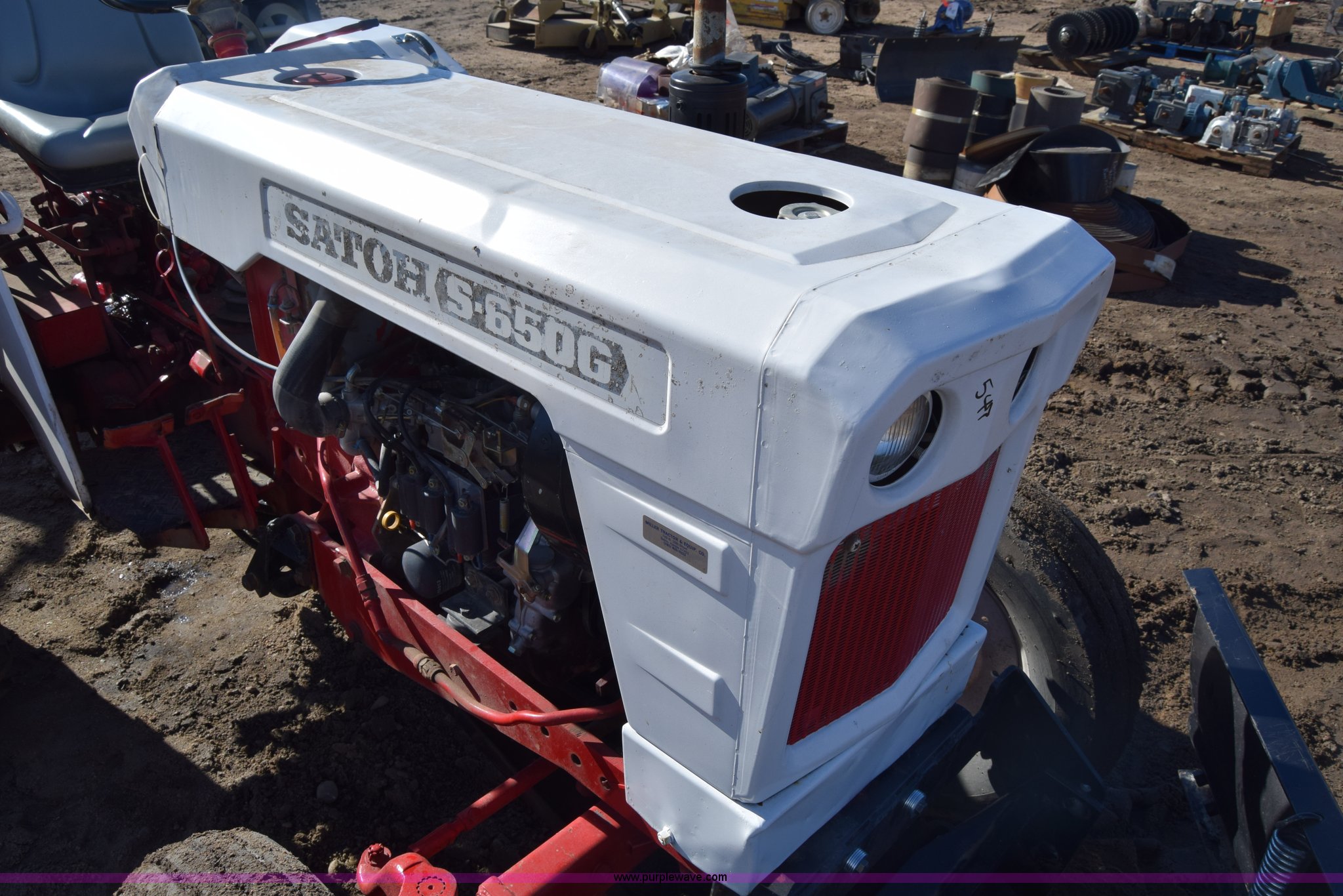 Satoh S650G tractor in Kinsley, KS Item BK9859 sold Purple Wave